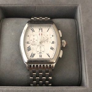 Guaranteed Authentic Michele Stainless Steel Woman watch.
